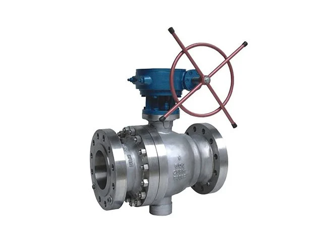 Trunnion ball valve